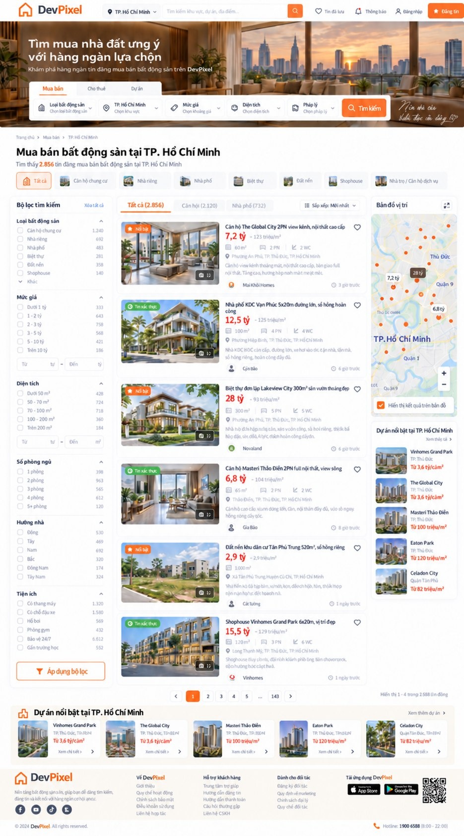 Website Resort Nghỉ Dưỡng & Trải Nghiệm Biển