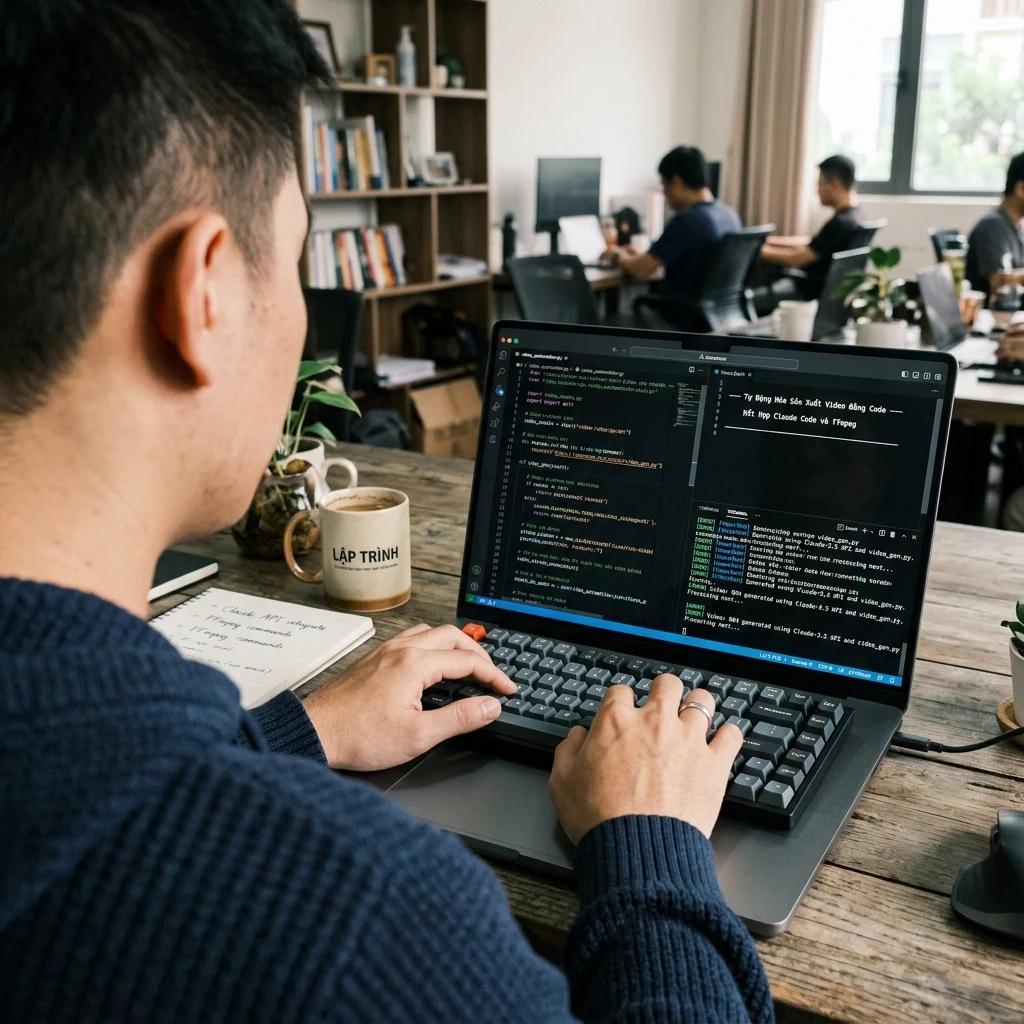 Tự Động Hóa Sản Xuất Video Bằng Code: Kết Hợp Claude Code và Hyperframes Tạo Motion Graphics